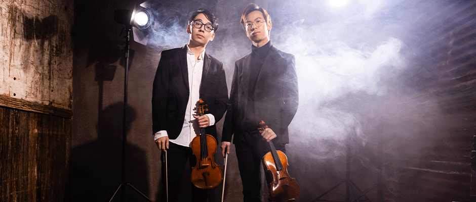 Brett Yang und Eddy Chen © The Photo Studio Glebe; Fashion: Abraham DeSouza